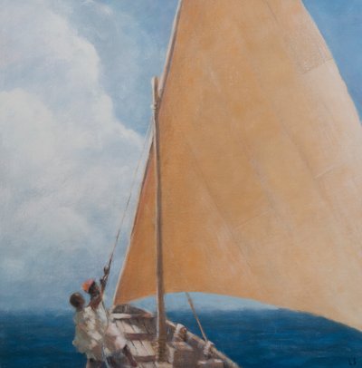 Dhow, Kilifi, 2012 by Lincoln Seligman